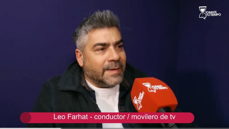 Leo Farhat, el icónico movilero de Telefé Rosario, visitó Tomate Tu Tiempo y contó sus mejores anécdotas Leo Farhat, el icónico movilero de Telefé Rosario, visitó Tomate Tu Tiempo y contó sus mejores anécdotas