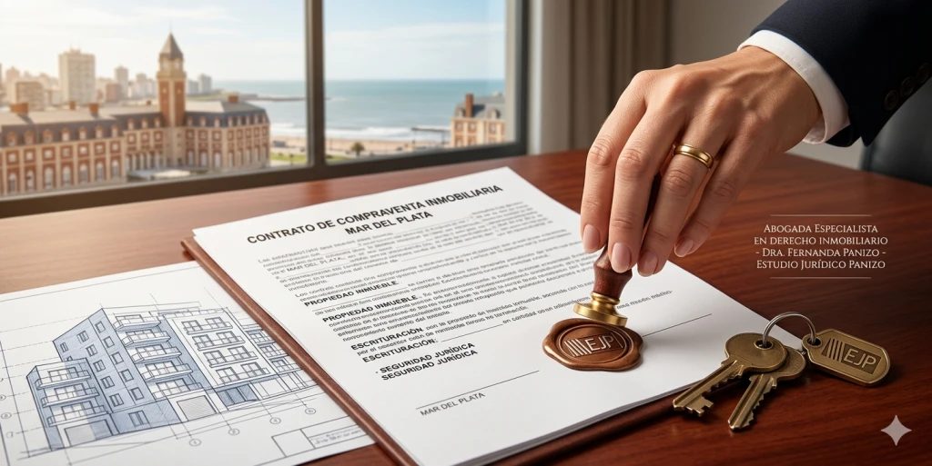 Abogada Derecho Inmobiliario Mar del Plata - Dra. Fernanda Panizo - Asesoramiento preventivo y seguro - EJP Estudio Jurídico