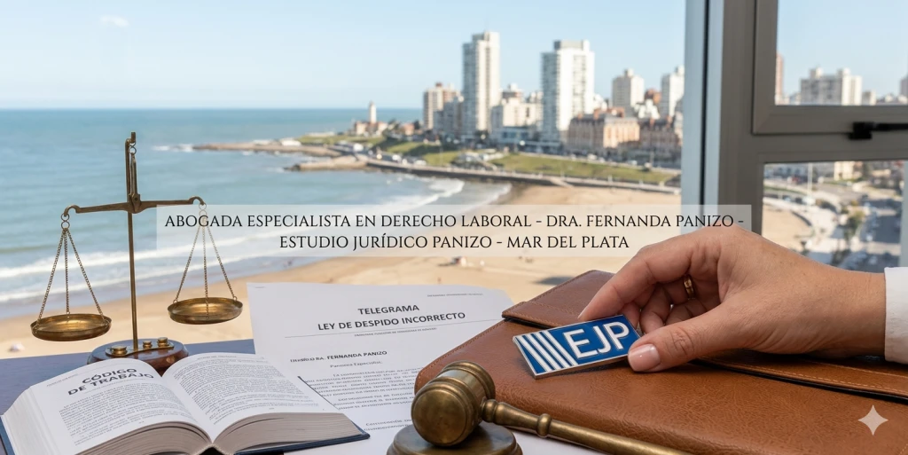 Abogada Laboral Mar del Plata - Dra. Fernanda Panizo - Despidos e Indemnizaciones - EJP Estudio Jurídico
