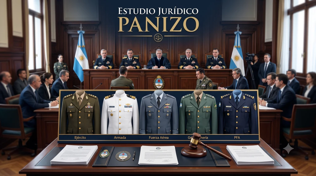 abogado derecho militar mar del plata FFAA FFSS estudio juridico panizo abogada