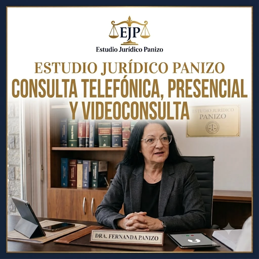 Reserva de turno online - Estudio Jurídico Panizo abogados consultas mar del plata dra fernanda panizo, consulta telefónica, presencial y videoconsulta