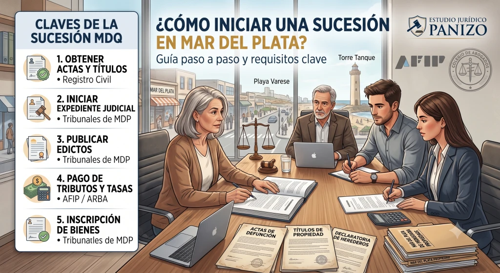 ¿Cómo iniciar una sucesión en Mar del Plata? Guía paso a paso y requisitos clave