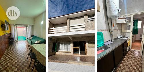 Departamento con patio a metros del mar