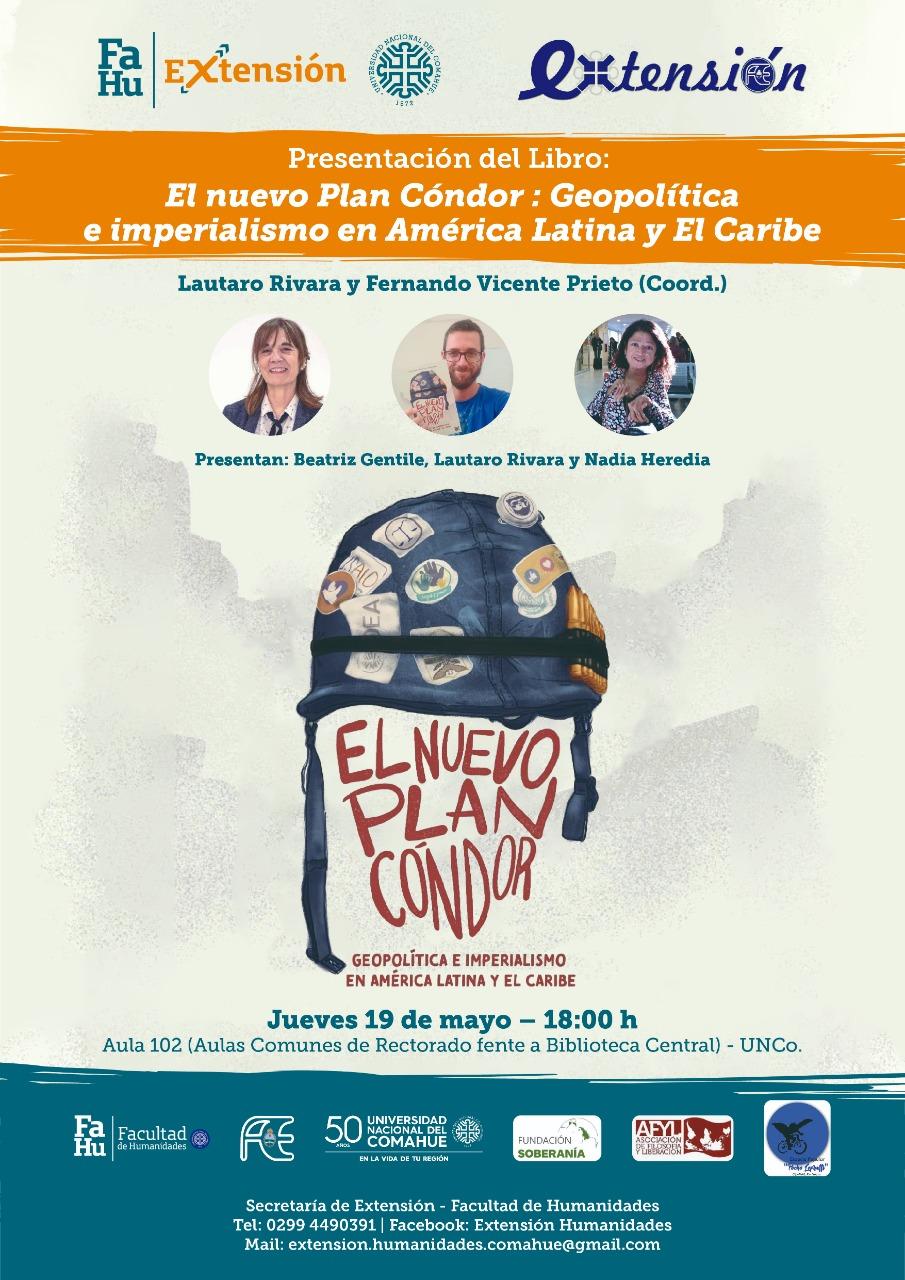 Presentación del Libro “El nuevo Plan Cóndor. Geopolítica e imperialismo en América Latina y El Caribe” -Lautaro Rivara y Fernando Vicente Prieto (Coord.)- 
