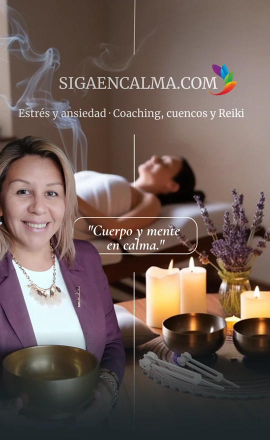 Evangelina Ramirez en una sesión de Reiki y cuencos en Las Cañitas, Palermo