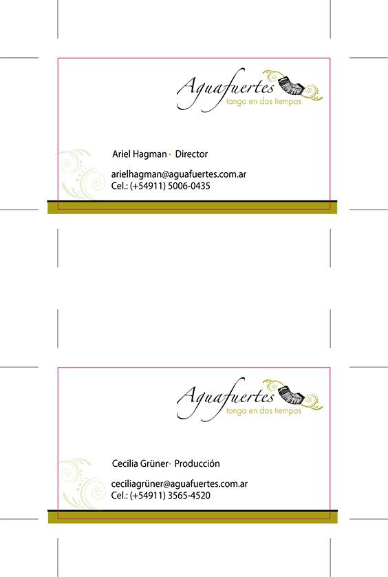 Tarjetas personales