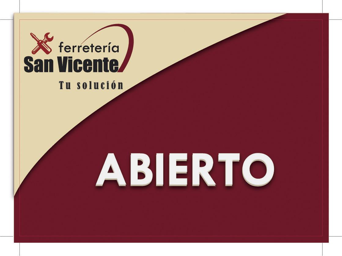 Cartel ABIERTO