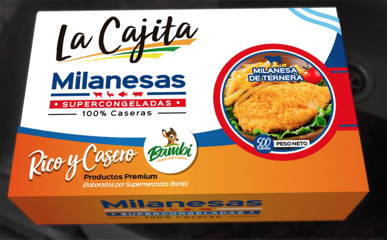 Caja para alimento congelado