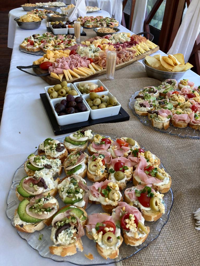 Bruschettas en pan de campo