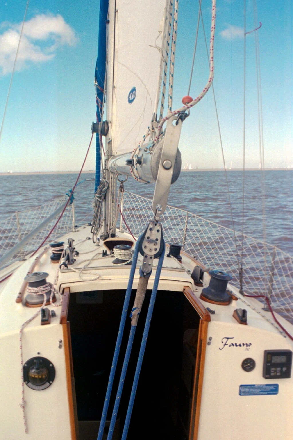 El Fauno navegando en Rio de la Plata