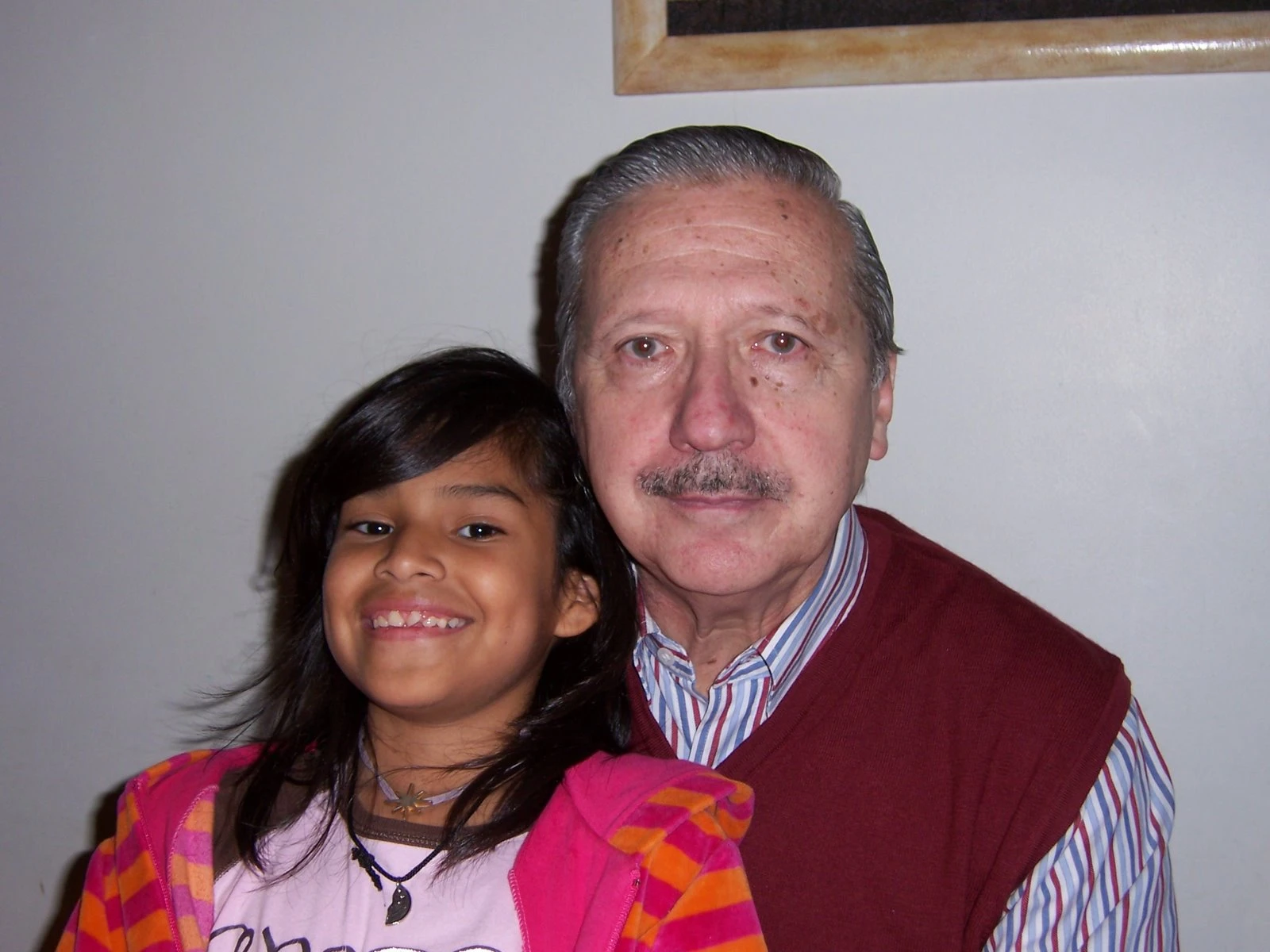 Con el abuelo Peter
