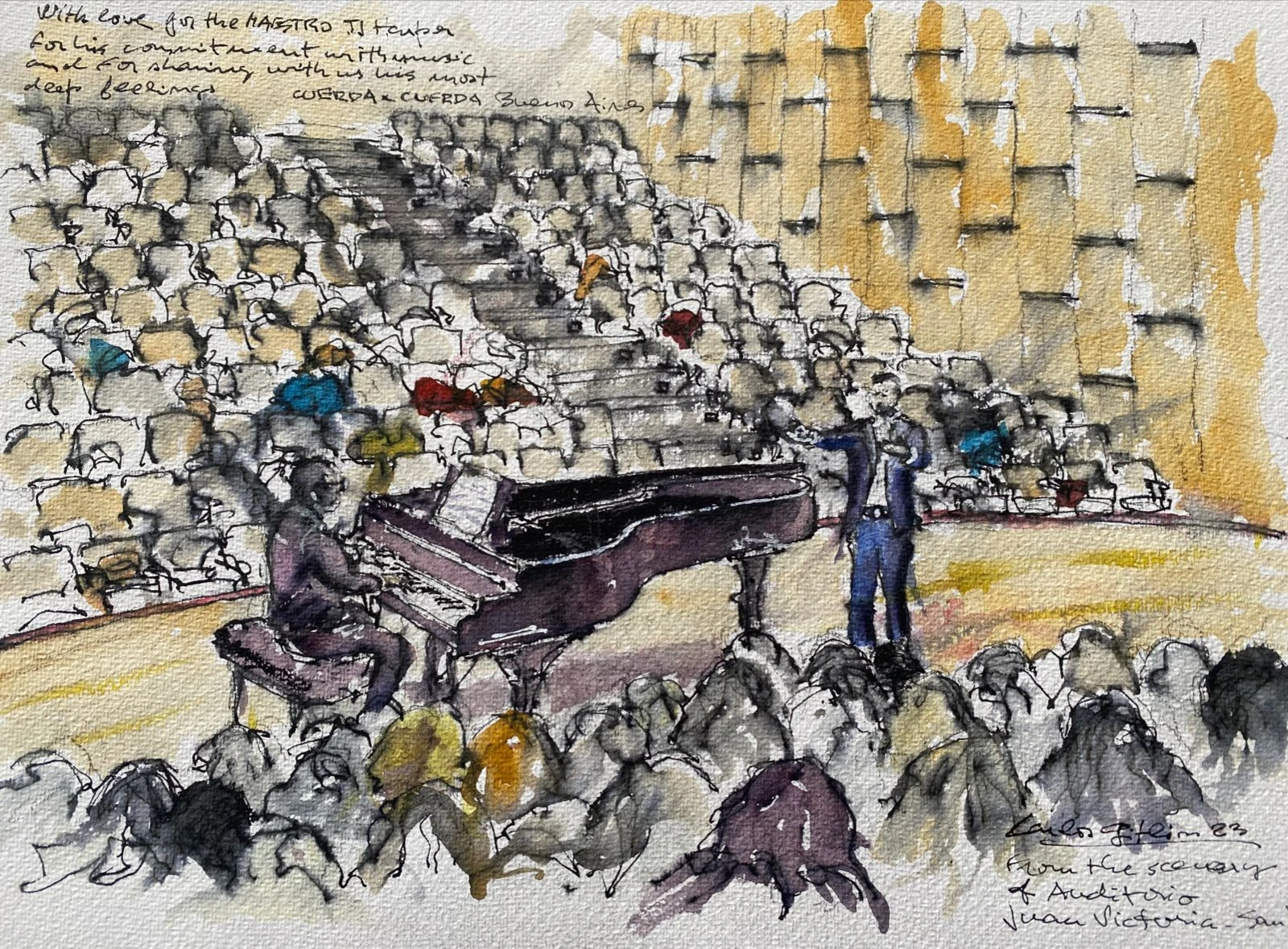 Impresionante retrato del encuentro coral