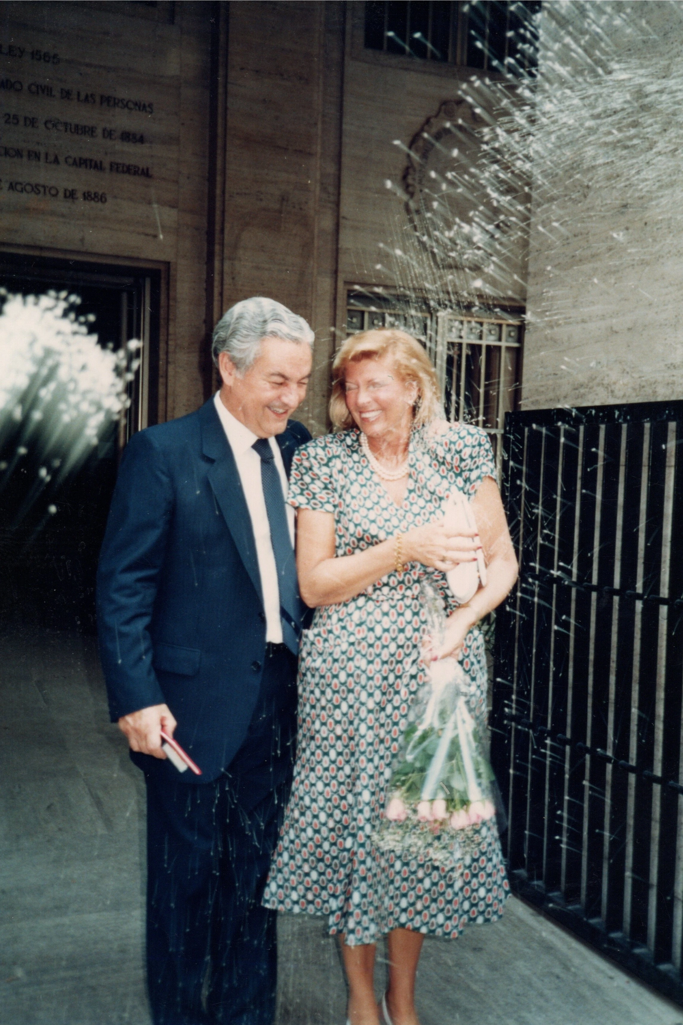 Mis padres se casan en 1987