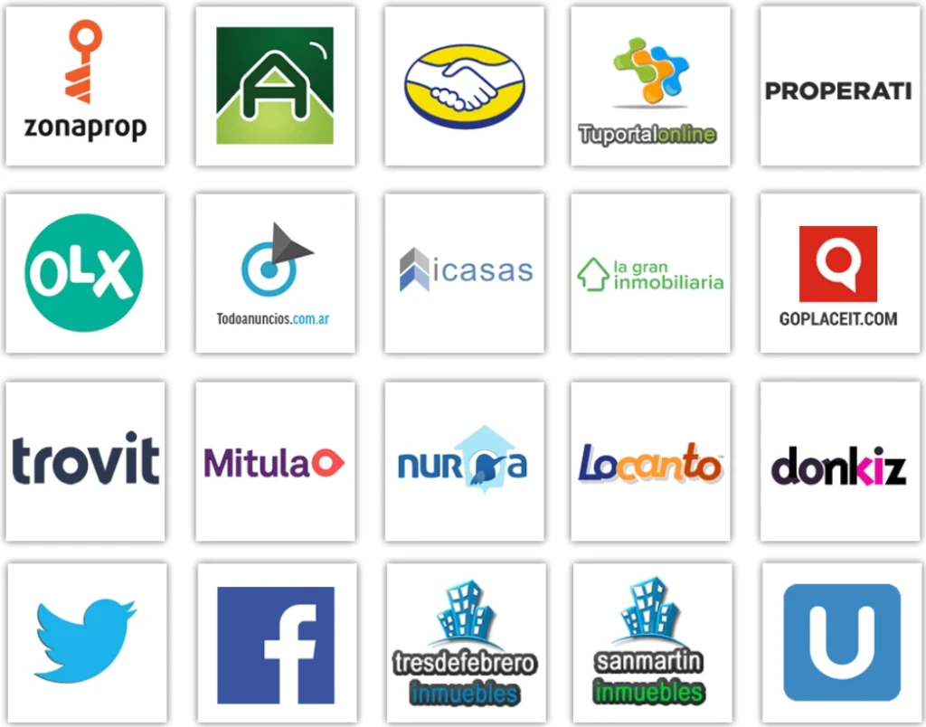 Principales portales inmobiliarios en Argentina