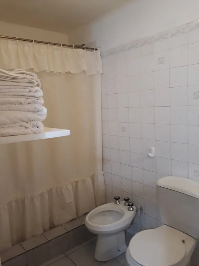 Baño con Inodoro Bidet Ducha