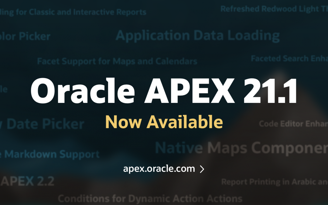Oracle APEX 21.1