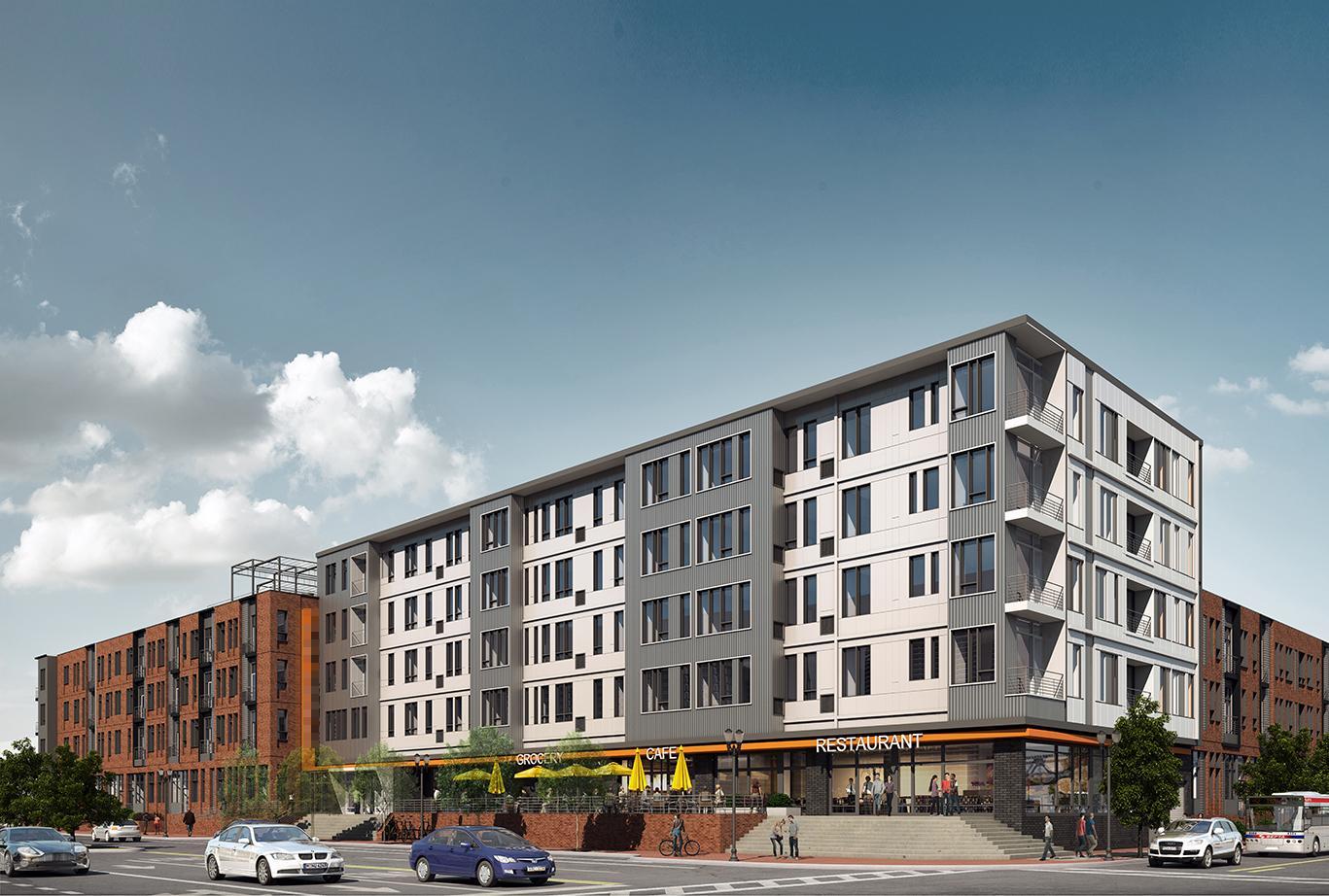 3D Visualization Bulding exterior modeling rendering and photoshop artistic