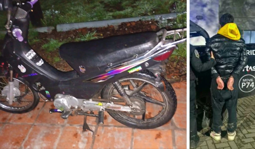 Robó una moto en Del Viso y terminó detenido tras el seguimiento de las cámaras