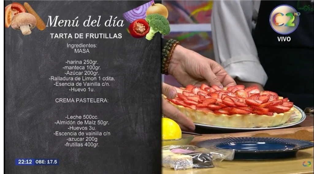Gimena con G nos enseña a elaborar una tarta de Frutillas para las tardes frías de julio