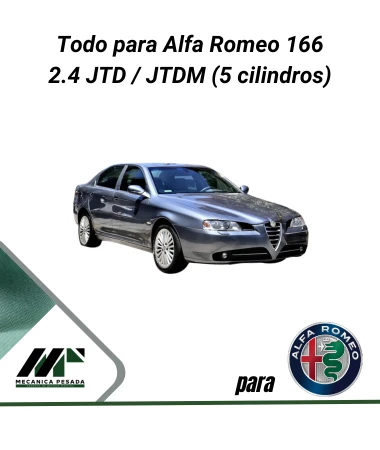 Todo para motor Alfa Romeo 166 2.4 JTD / JTDM 5 cilindros