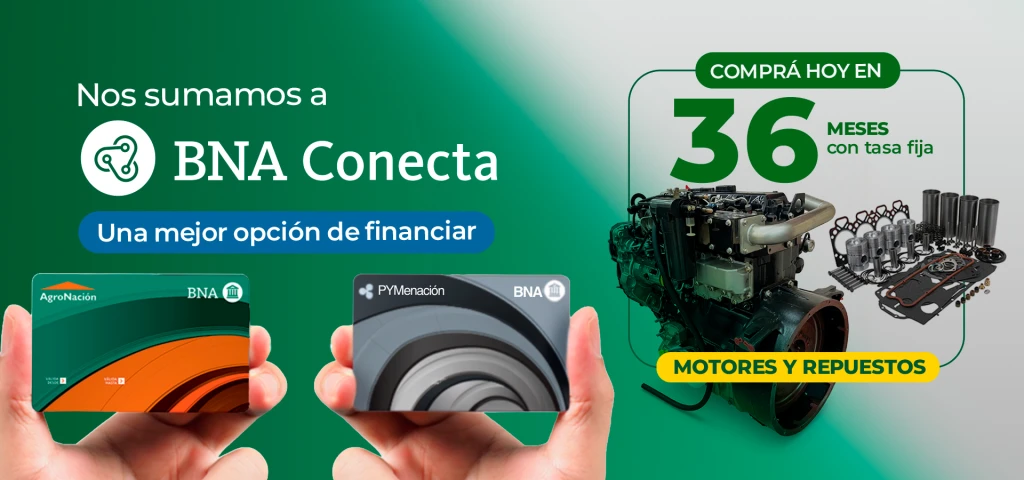 Compra motores y repuestos hasta en 36 cuotas