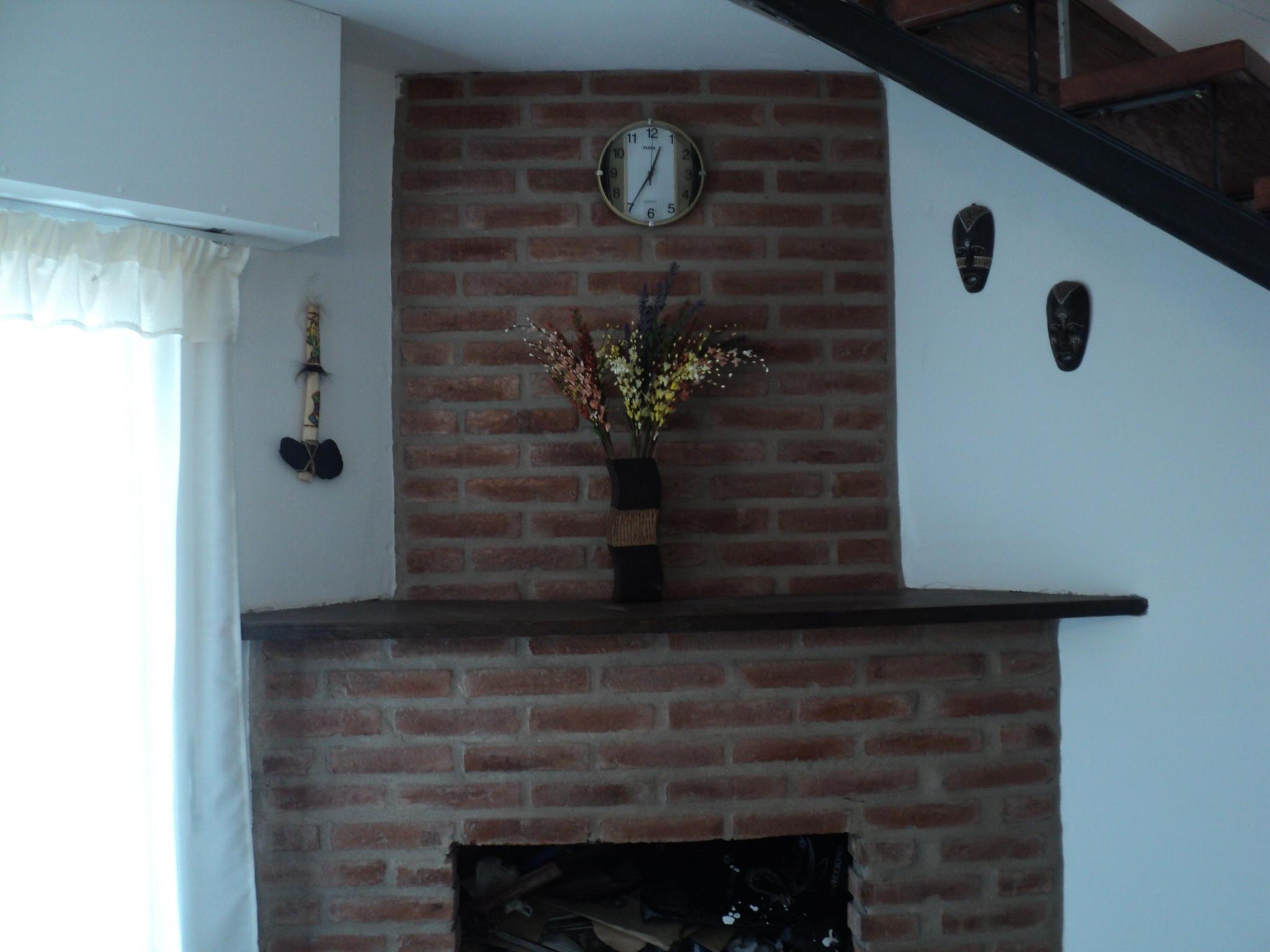 Vista del hogar de la casa p/ 8 personas