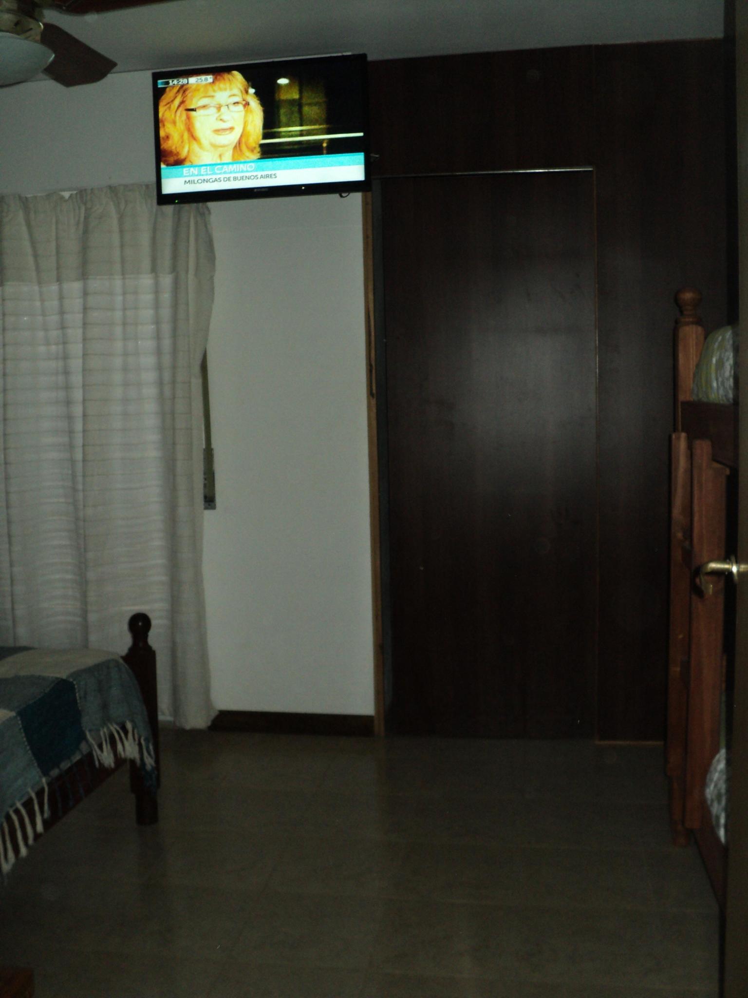Vista dormitorio principal casa p/ 8 personas