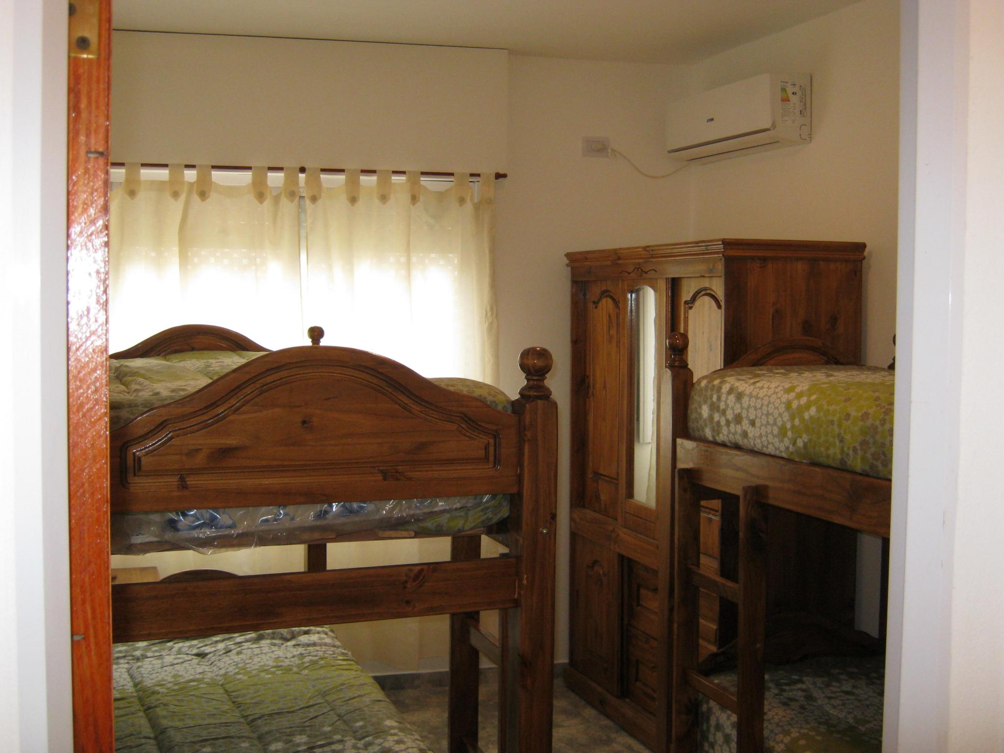 Vista dormitorio casa p/ 6 personas