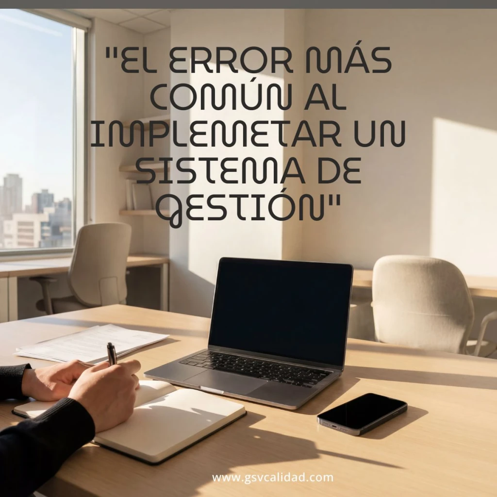 El error más frecuente en la implementación de un sistema de gestión