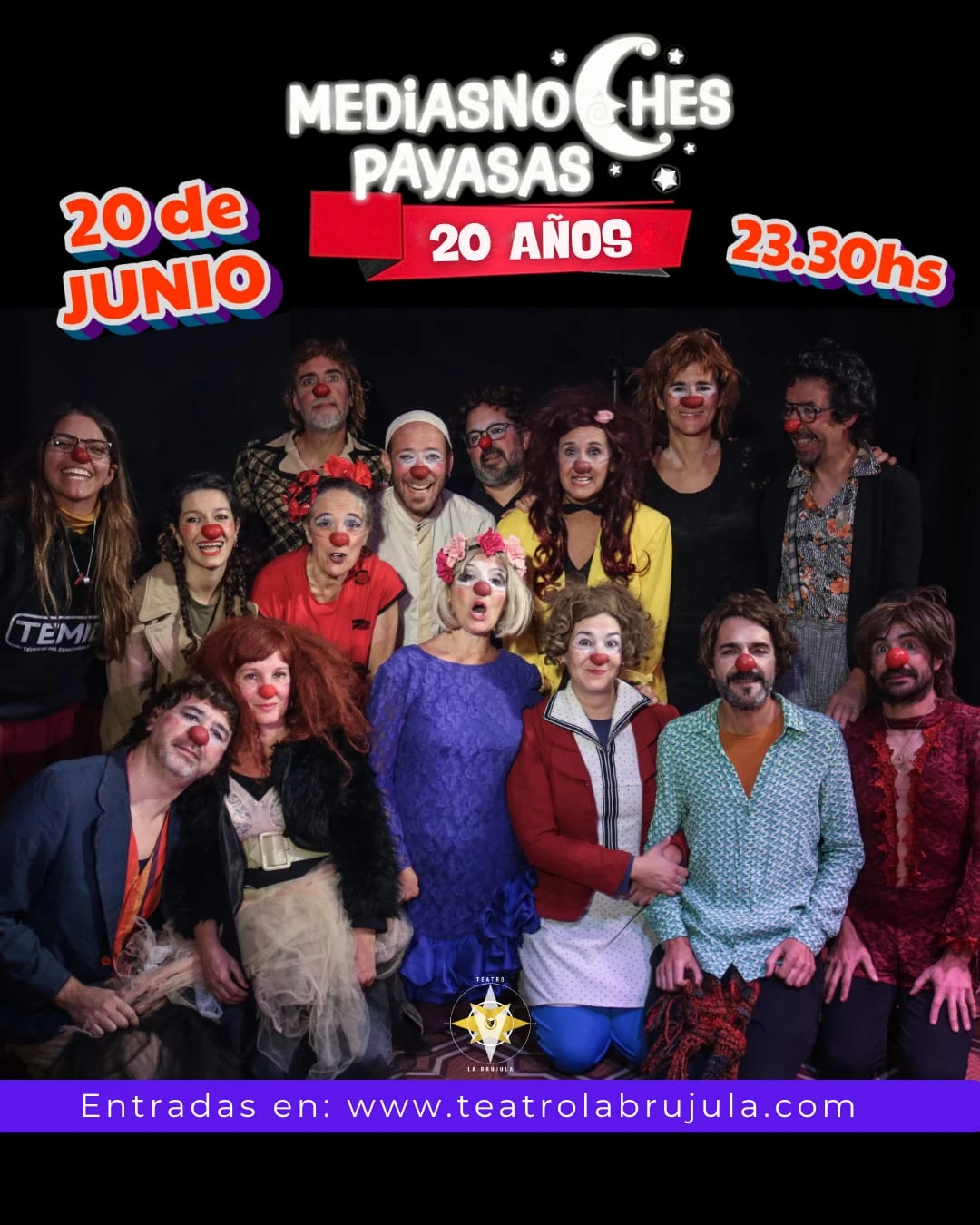 MEDIASNOCHES PAYASAS