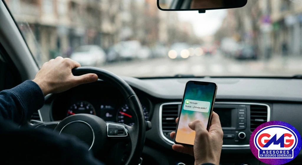 Uso del celular al volante: riesgos, multas y ley en Argentina