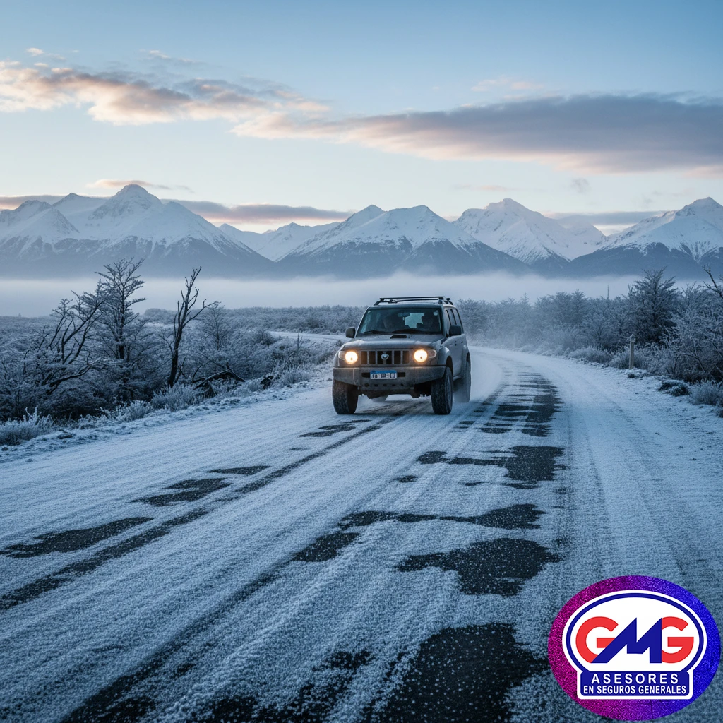 riesgo vial en rutas con hielo negro y la importancia de una cobertura adecuada en invierno