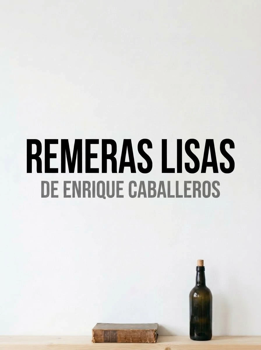 Remeras lisas