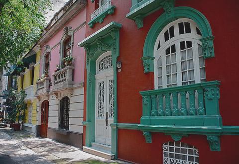 Vista en la colonia Condesa, Ciudad de México