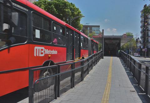 Vista en la colonia Condesa, Ciudad de México