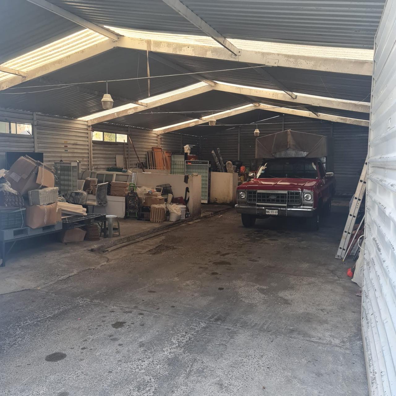 BOdega con techo a 2 aguas