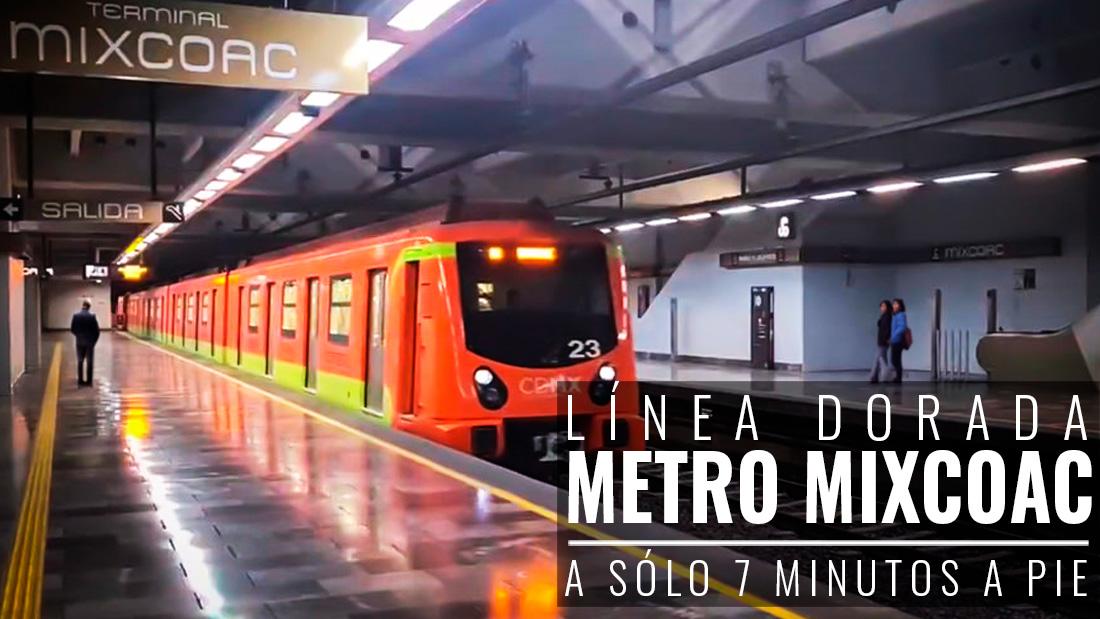Metro Mixcoac Línea Dorada