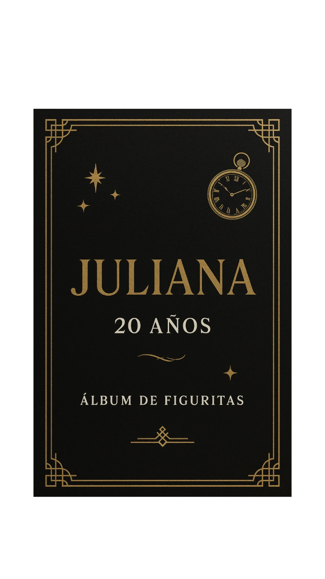 Álbum de Figuritas - Cumpleaños Juliana
