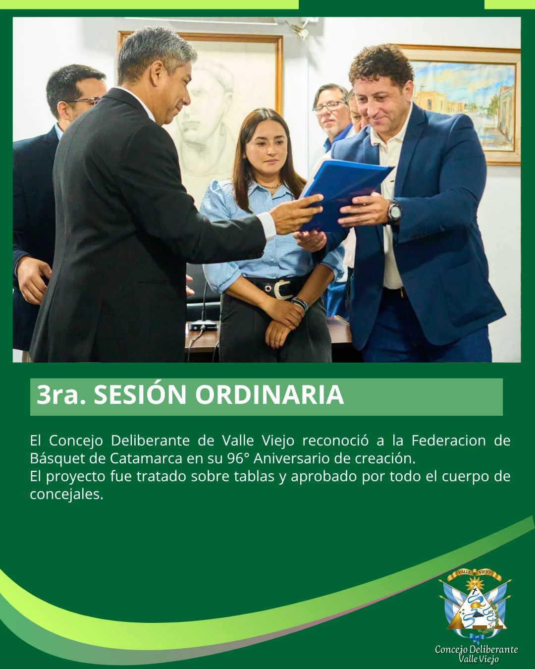 Concejo Deliberante Valle Viejo 28 Sesión