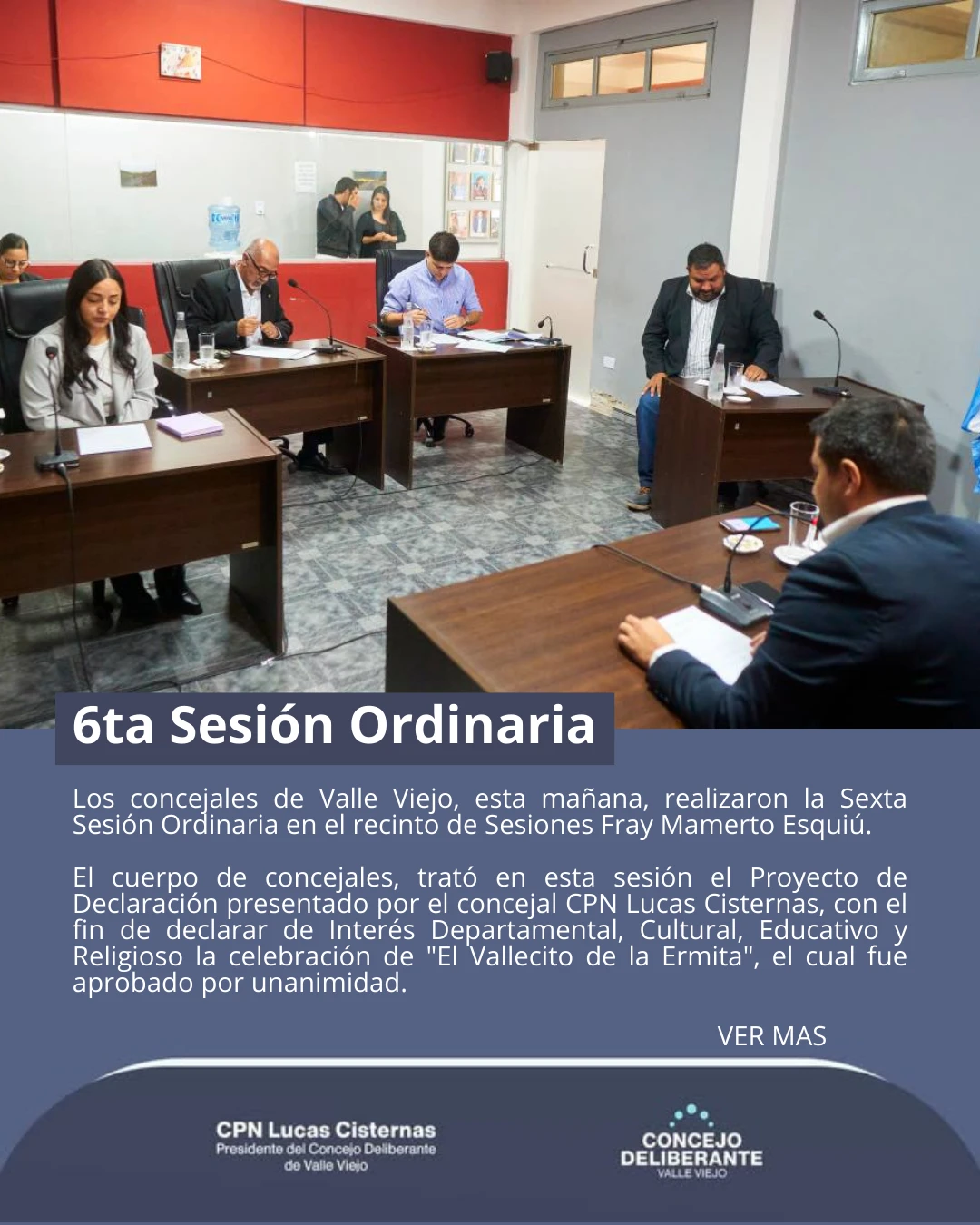 Sexta Sesión Ordinaria - Concejo Deliberante