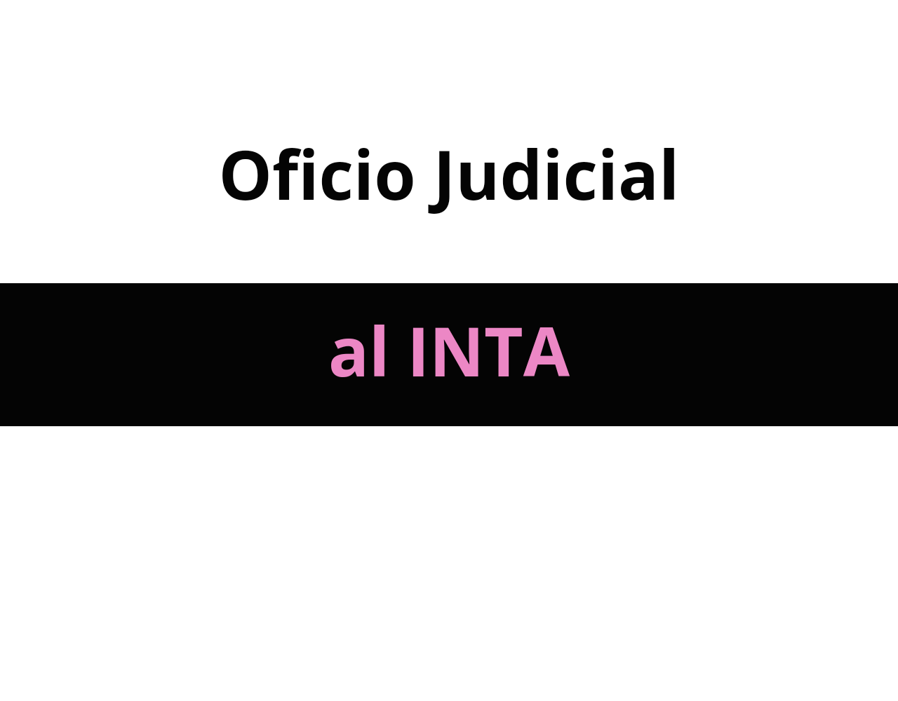 Tutorial Oficio al INTA