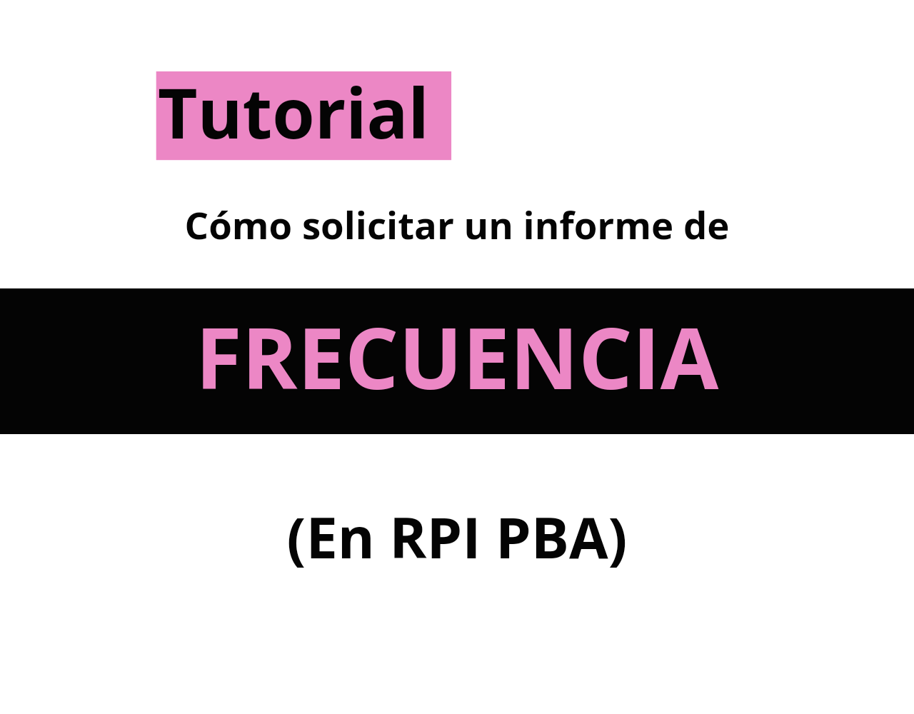 ¿Cómo solicitar un informe de Frecuencia del Registro de la Propiedad Inmueble de Pcia. de Bs. As.?