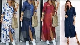 Look con vestidos camiseros