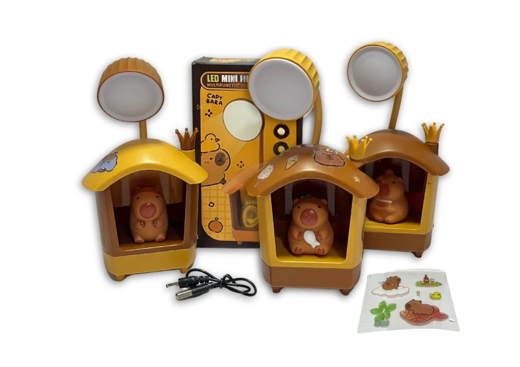 Mini lámpara LED capibara cápsula