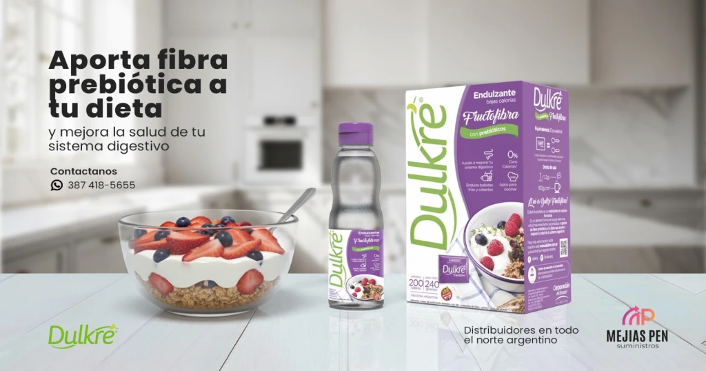 Dulkré fructofibra, lo nuevo de Dulkré