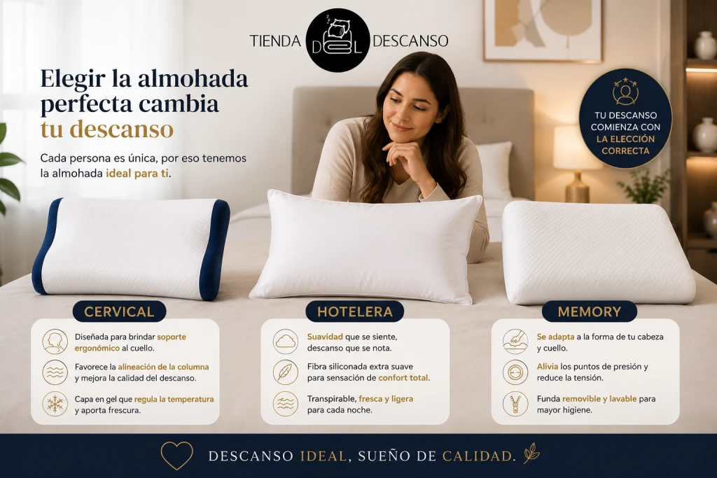 La importancia de elegir la almohada adecuada para dormir mejor