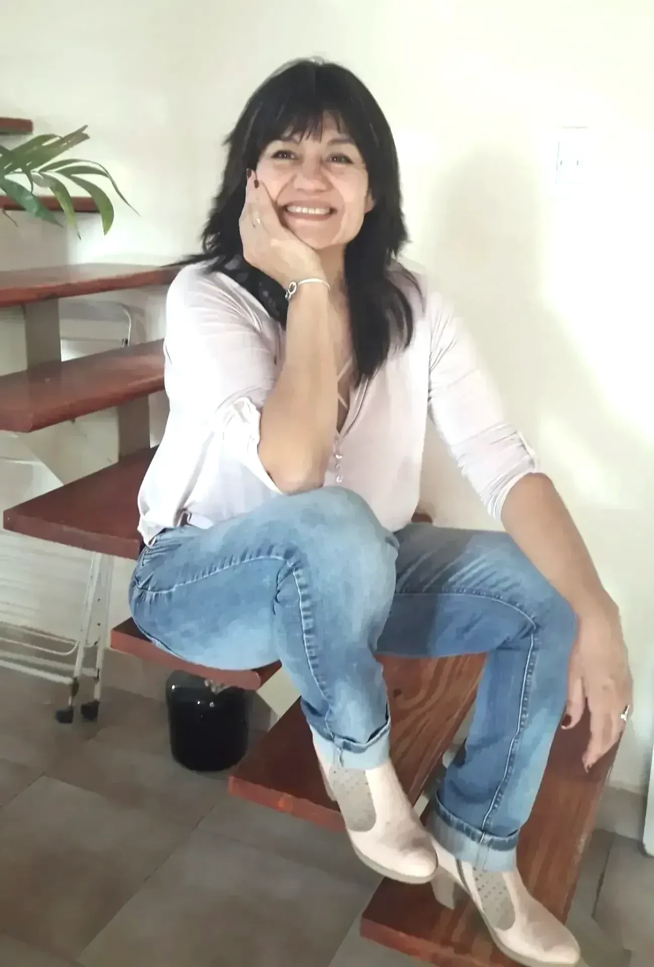 Esta soy yo, en estado natural, un día cualquiera, en un momento de de mi día