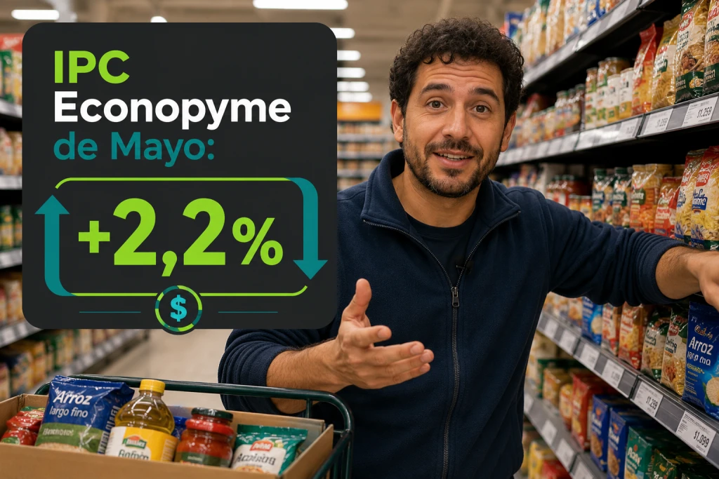 IPC Econopyme: mayo cerró con un 2,2%