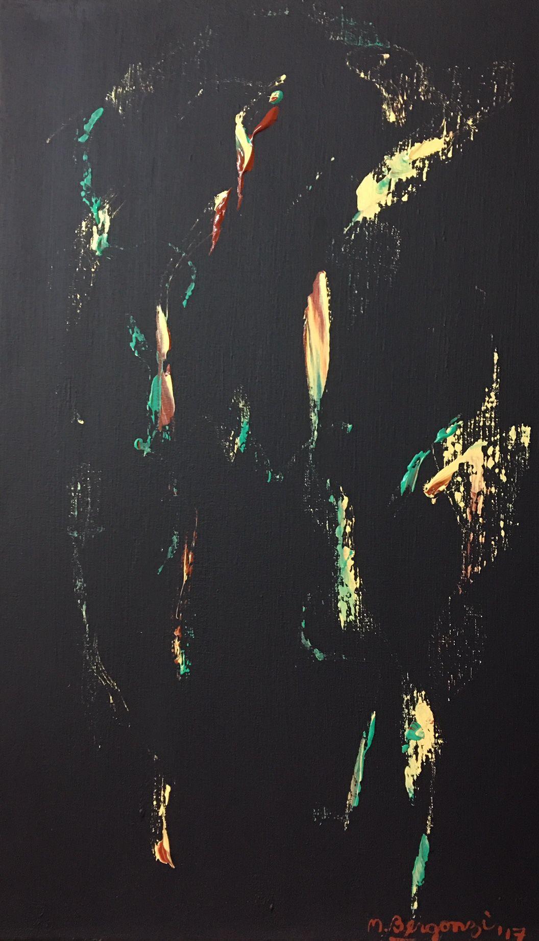 Acrílico con espátula sobre tela 50 x 30