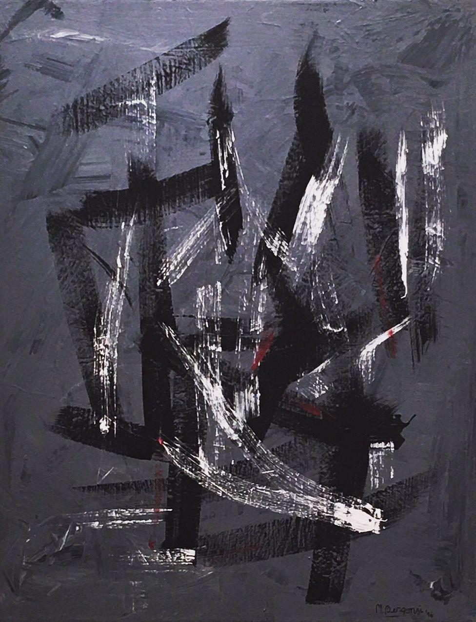 Acrílico con espátula sobre tela 90 x 70